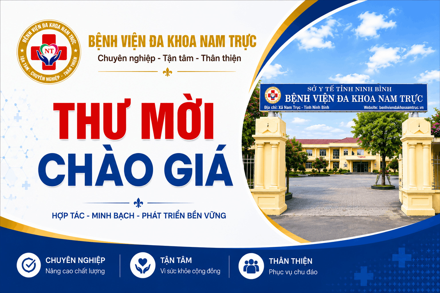 THƯ MỜI CHÀO GIÁ - Các đơn vị cung cấp dịch vụ tư vấn giám sát cung cấp và lắp đặt thiết bị y tế.