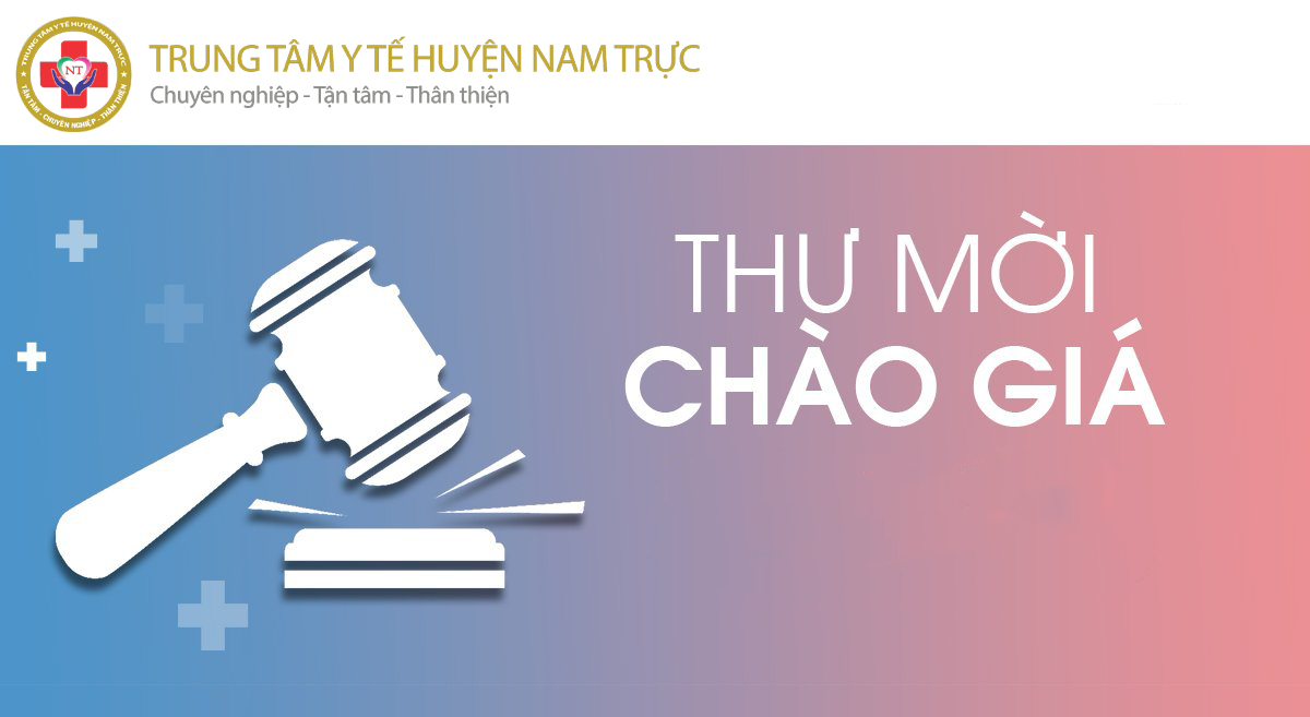 Thư mời tư vấn cấu hình, tính năng kỹ thuật thiết bị y tế